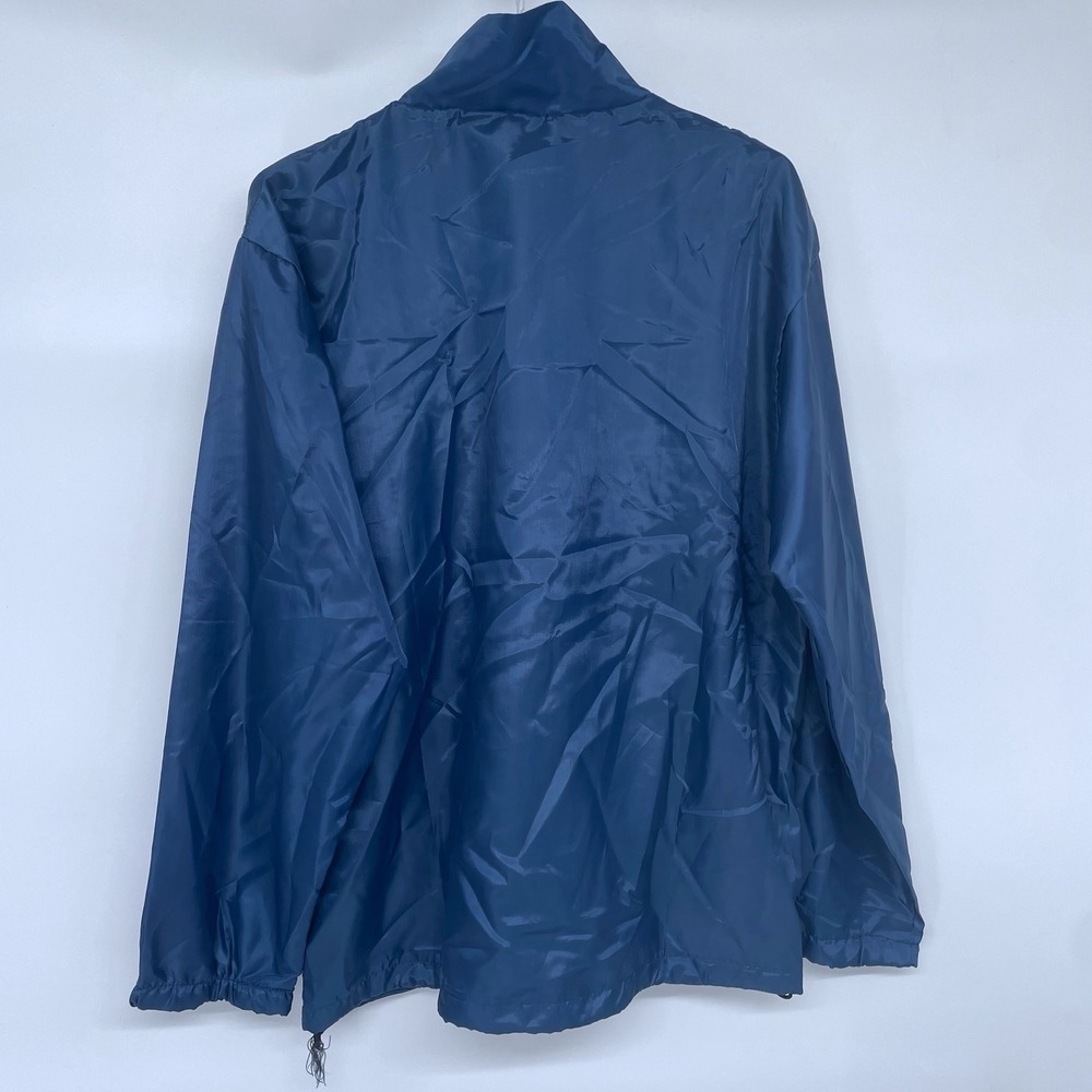 Blue USA Olympics 1/4 Zip Pullover Windbreaker Large Polyester United States - Picture 4 of 5